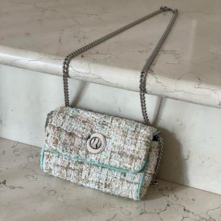 Pochette Zara tweed matelasse