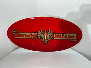 Insegna Bianchi Milano vintage