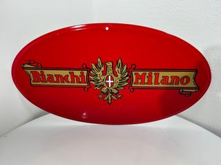Insegna Bianchi Milano vintage