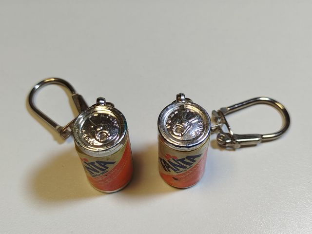 Llaveros de lata de Fanta (juntas o por unidad)