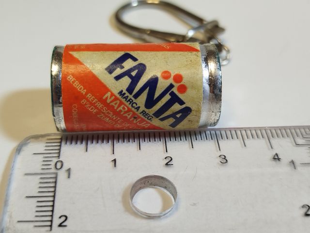 Llaveros de lata de Fanta (juntas o por unidad)