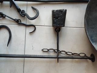 Juego de balanzas antiguas