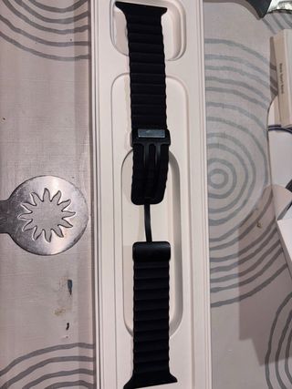 Correa silicona Apple Watch 44mm negra