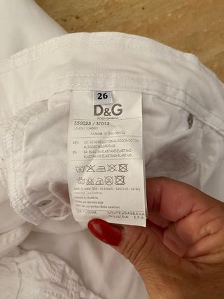 Jeans D&G bianchi
