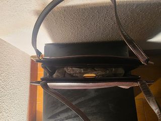 Bolso marrón piel