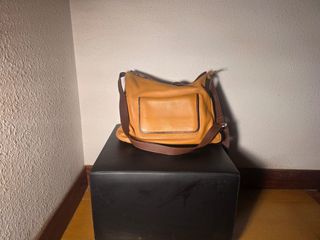 Bolso bandolera marrón beige
