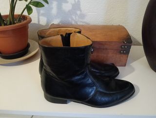 Botines negros clásicos -talla 47