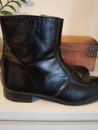 Botines negros clásicos -talla 47