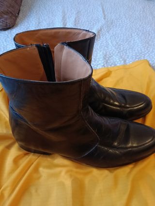Botines negros clásicos -talla 47