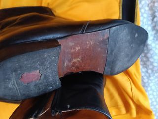 Botines negros clásicos -talla 47