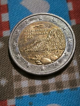 2€ Germania 2024 Mecklenburg-Vorpommern