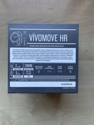 Garmin Vívomove HR - Smartwatch Gris/Oro Rosa