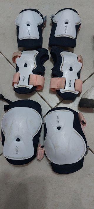 Pattini a rotelle Oxelo + protezioni