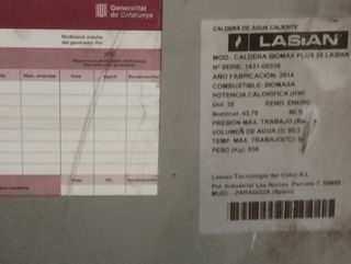 Caldera biomasa Biomax + termo