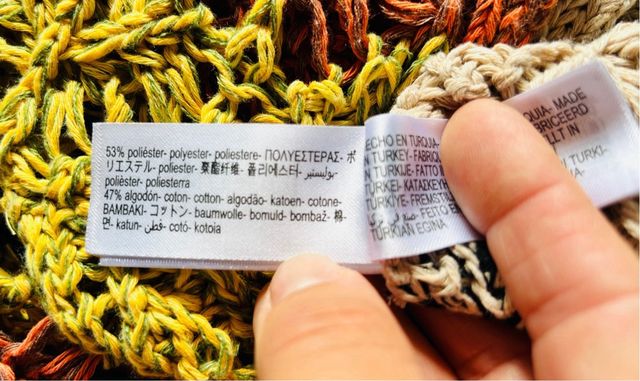 Top crochet Zara multicolor