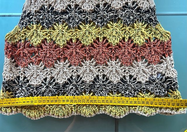 Top crochet Zara multicolor