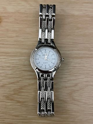 Reloj Geneva cuarzo plata
