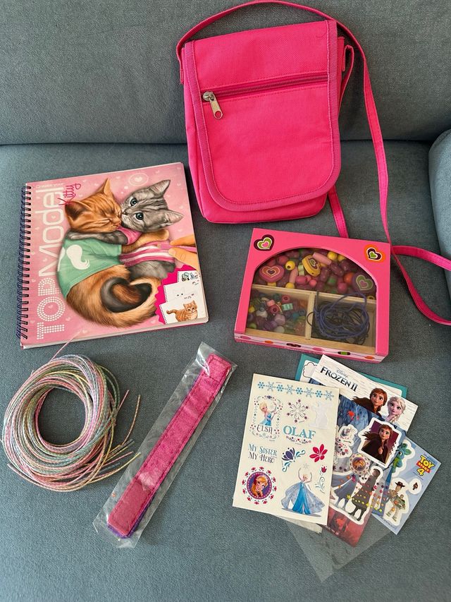 Lote Niña: Bolso + Cuaderno TopModel