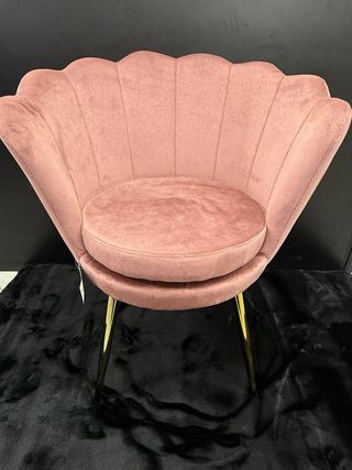 Poltrona velluto Conchiglia 