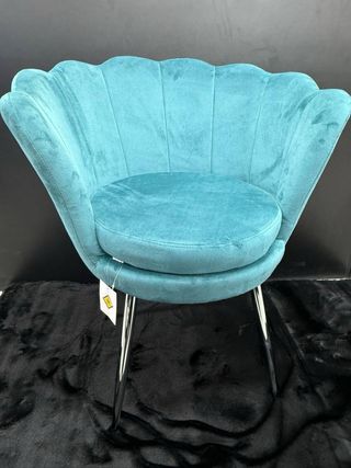 Poltrona velluto Conchiglia 
