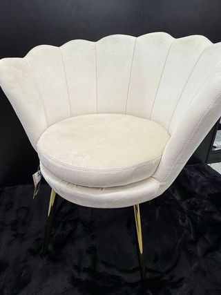 Poltrona velluto Conchiglia 