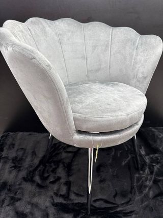 Poltrona velluto Conchiglia 