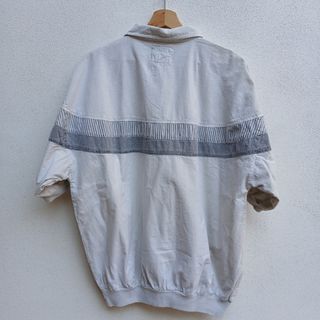 Vintage Polo Uomo Beige Grigio
