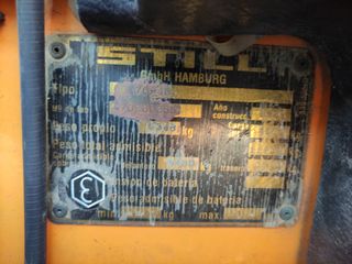 Carretilla still 45 70- pocas  hrs  torito  4000 k