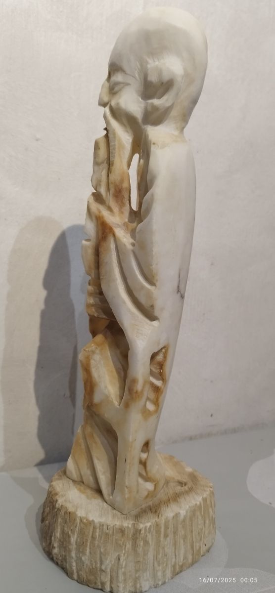 Escultura asiática mármol