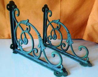 Estante/ balda de vidrio para colgar en pared.