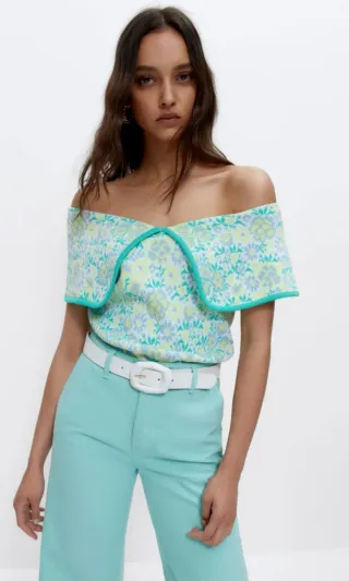 Blusa Uterqüe multicolor  