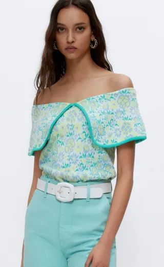 Blusa Uterqüe multicolor  