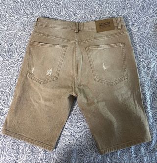 Shorts Pull&Bear rotos marrones - M