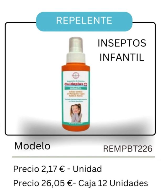 Repelente Insecto Infantil Cuidaplus