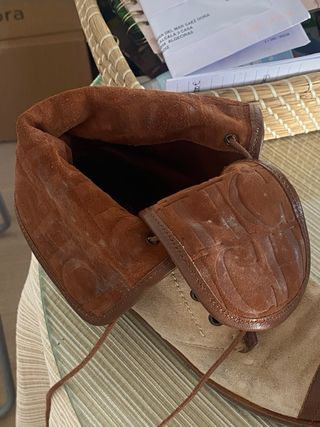 Botas Carolina Herrera beige-marrón