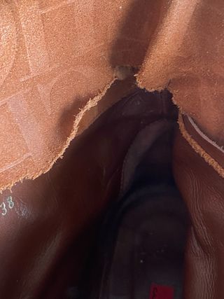Botas Carolina Herrera beige-marrón