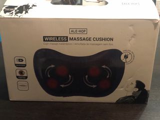 Cojín de masage de bateria