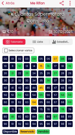 Se rifa 10€ el número. Kit Supermotard Excel Takas