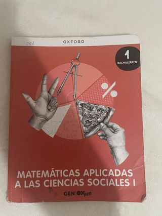 Matemáticas Aplicadas CC. Sociales I 1º Bachill...