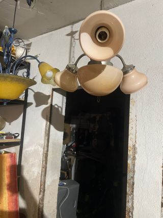 Lampara techo vintage 5 luces