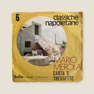 Mario Merola - Carta 'E Tressette x 45 Giri EP