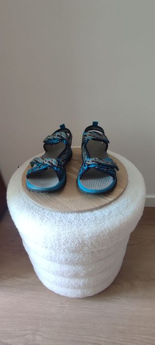 Sandálias Quechua trekking - Azul e Cinza