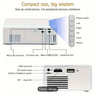 Proyector Mini Portátil 1080P