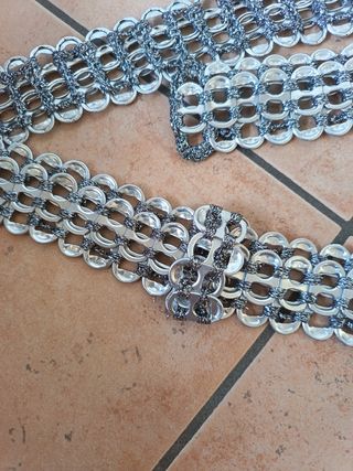 Cintura in metallo e Turchese