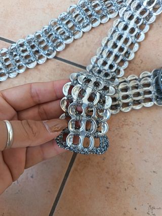 Cintura in metallo e Turchese