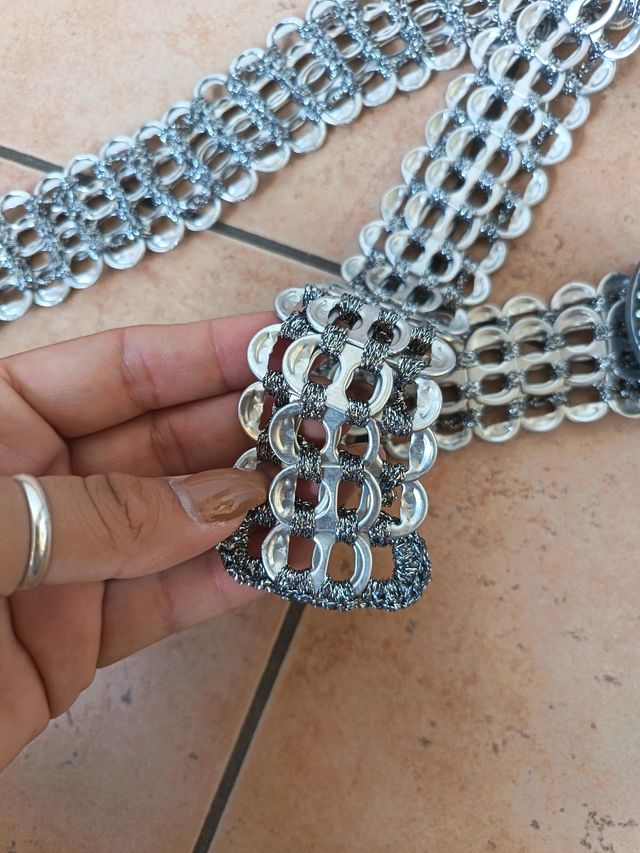 Cintura in metallo e Turchese