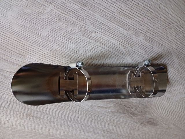 Protector escape moto cromado