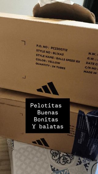 Bote de pelotas Adidas Balls Speed RX