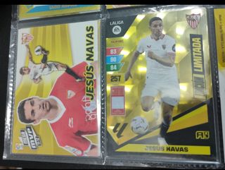 x2 Cromos Jesús Navas Sevilla FC