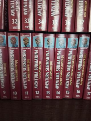 42 Cintas VHS Aventura Submarina